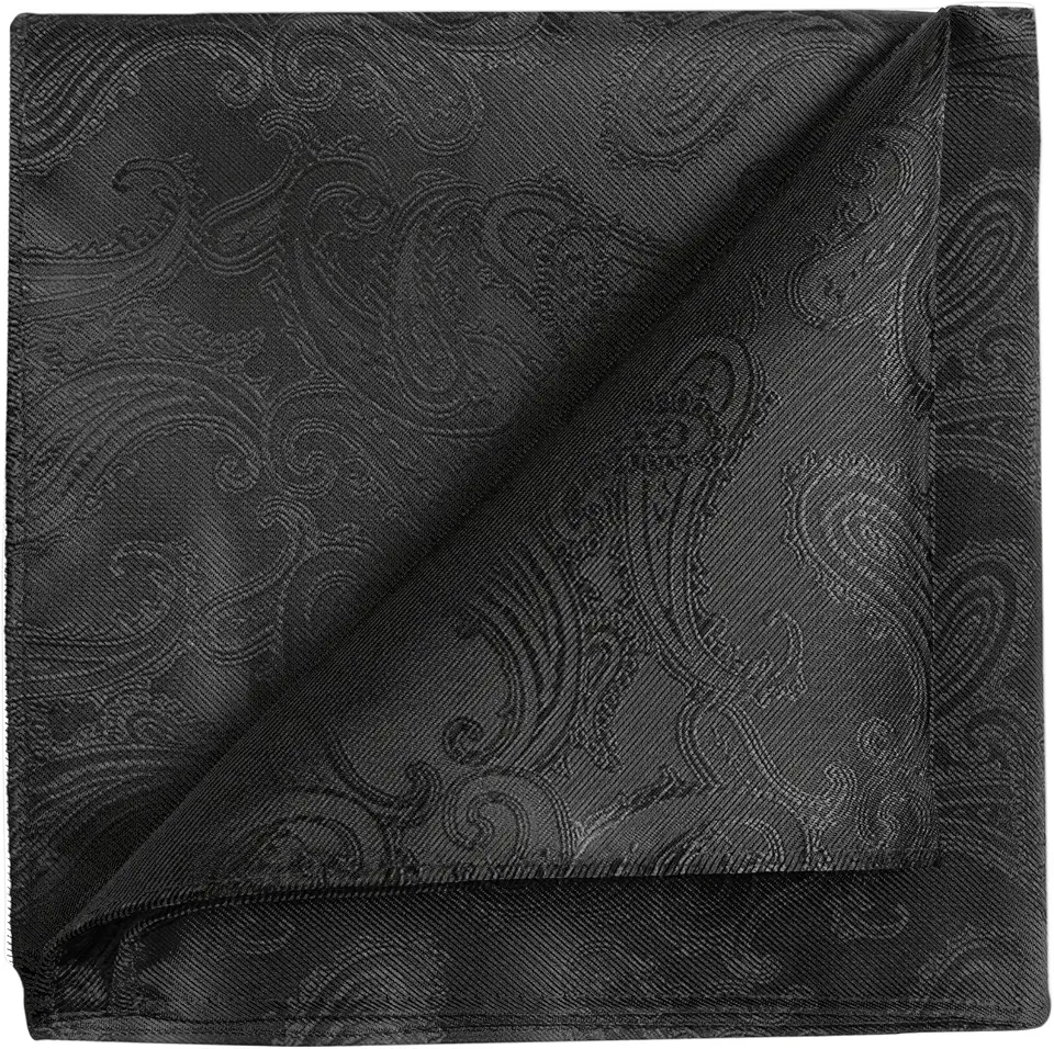 KissTies Mens Paisley Pocket Square Hanky