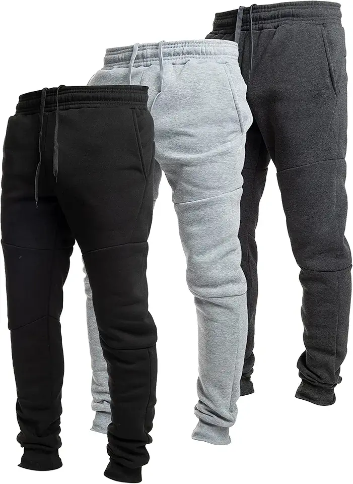 Ultra Performance Sweatpants for Men 3 Pack Fleece Joggers, with Pockets