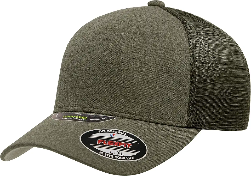 Men's Olive Green Mesh Trucker Hat