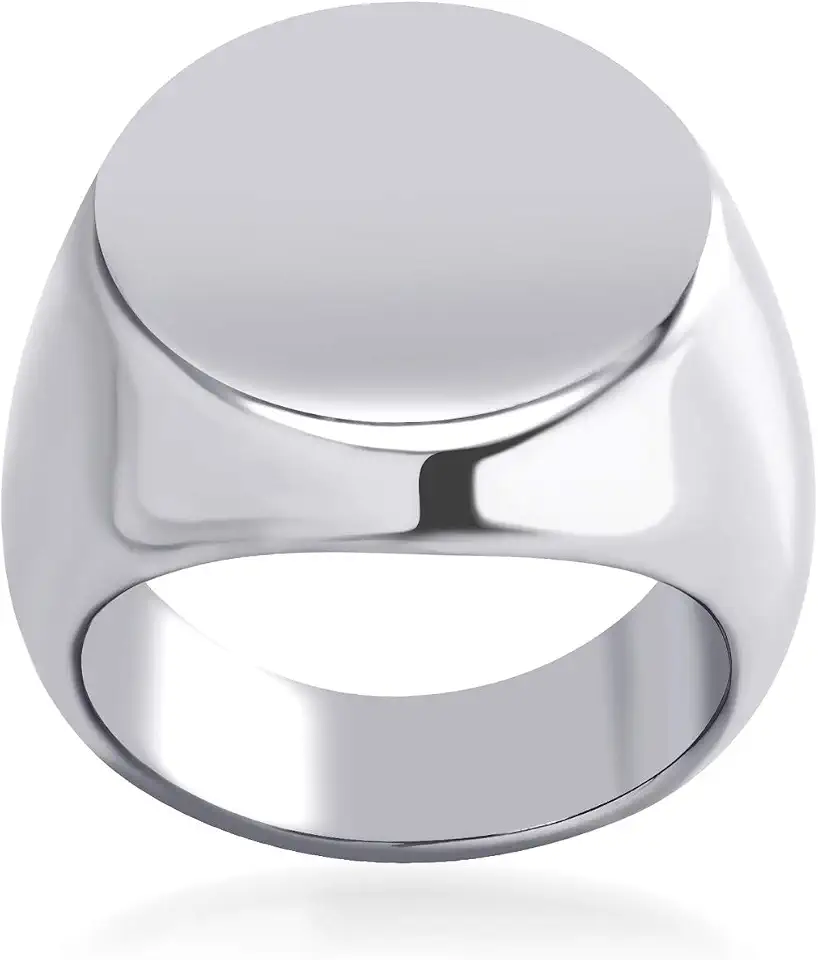Men's Silver Signet Ring