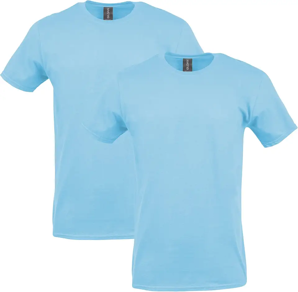 Men's Light Blue Crewneck T Shirt
