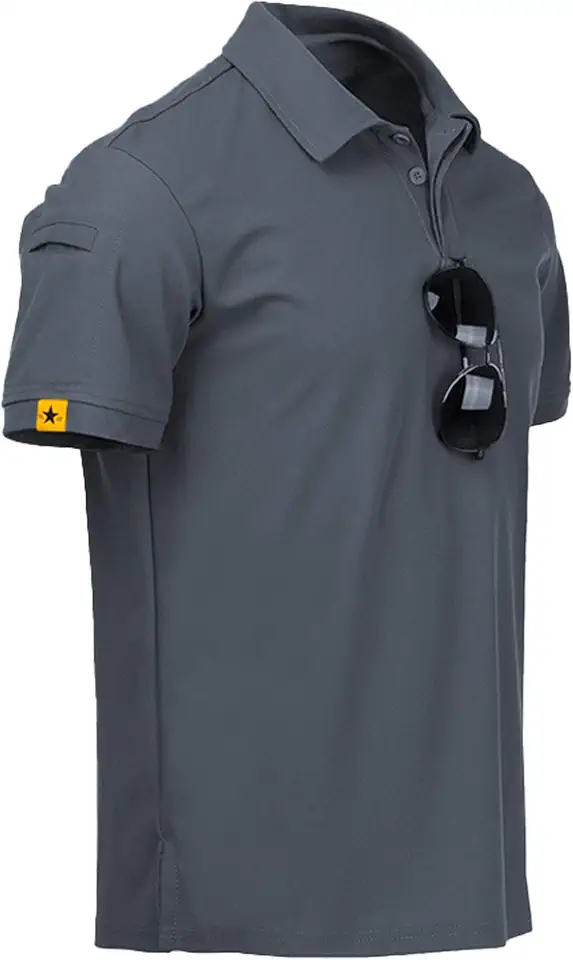 ZITY Mens Polo Shirt Short Sleeve Moisture Wicking Athletic Golf Polos