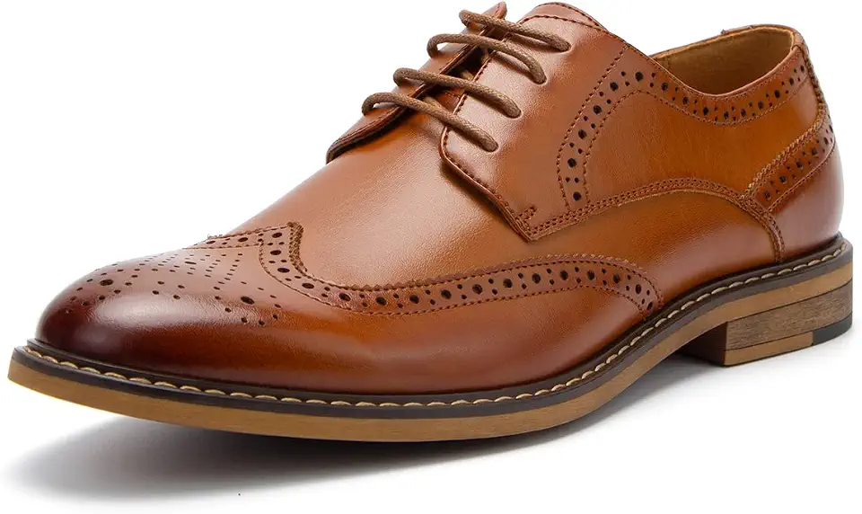 Temeshu Men's Dress Shoes Casual Oxford Shoes Business Formal Shoes