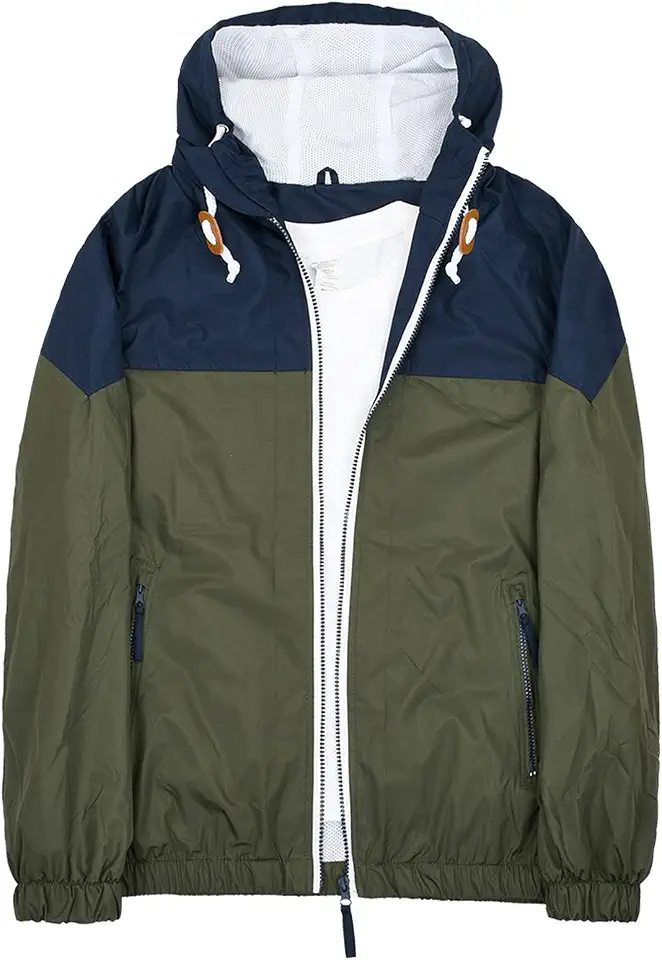 Men's Navy Retro Zip Track Jacket