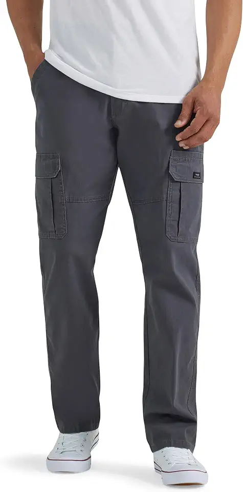 Men's Relaxed Charcoal Cargo Pants