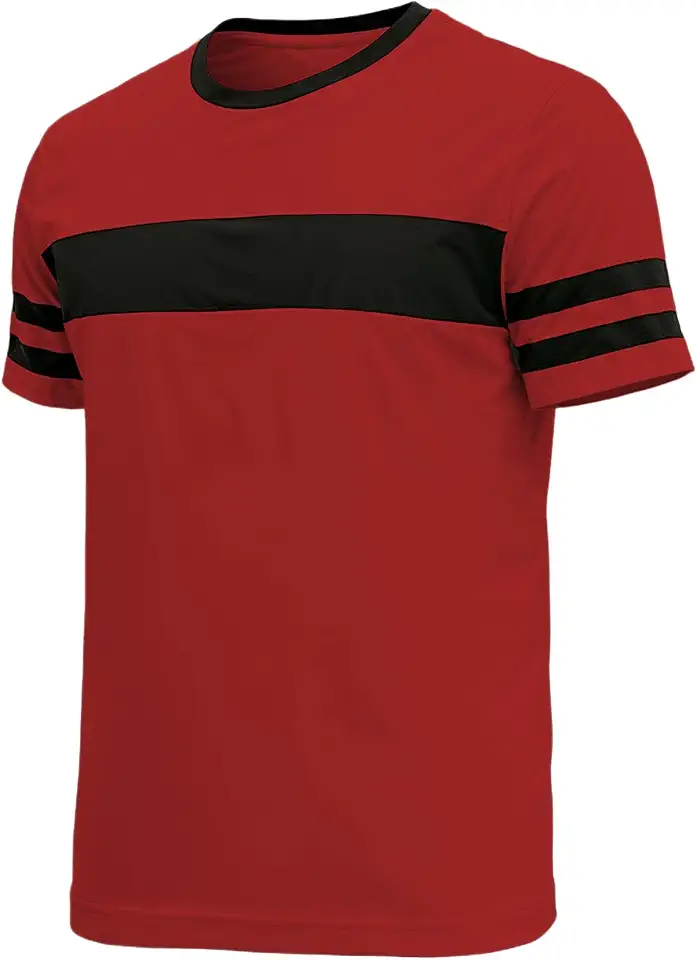 Decrum Mens Short Sleeve Crew Neck Striped T Shirts