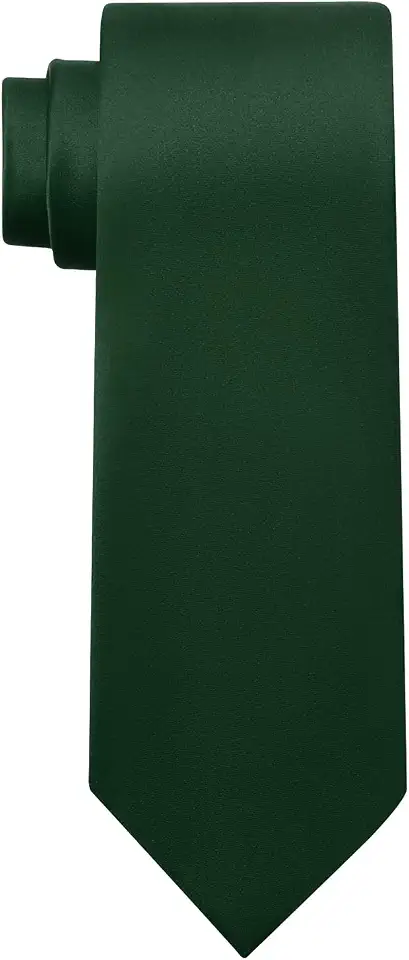 KOOELLE Men's Solid Color Formal Ties for Men