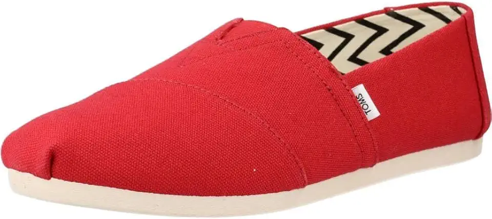 Men's Burgundy Canvas Espadrilles