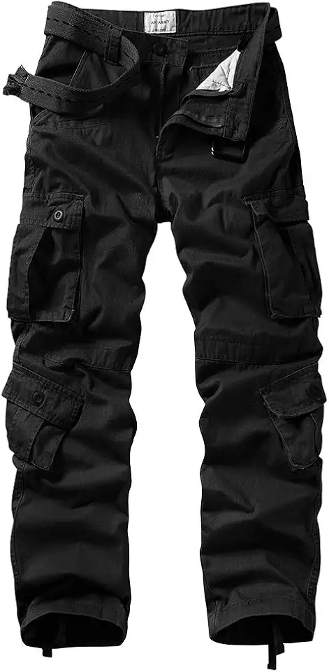 Men's Cargo Pants, Relaxed Fit Multi Pocket Work Pants