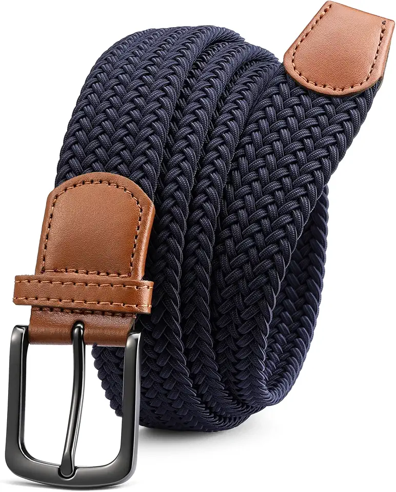 Global Recycled Standard CHAOREN Stretch Belt for Men - Elastic Belt for Golf & Casual Wear