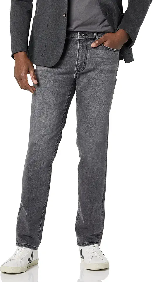 Men's Slim Fit Grey Wash Jeans