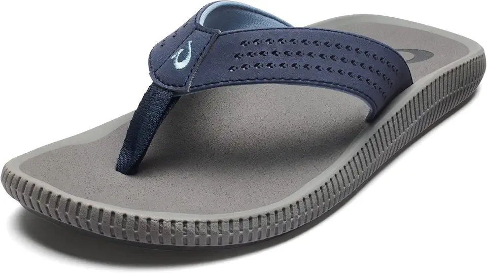 OluKai Ulele Men's Beach Sandals, Water Resistant Flip Flops