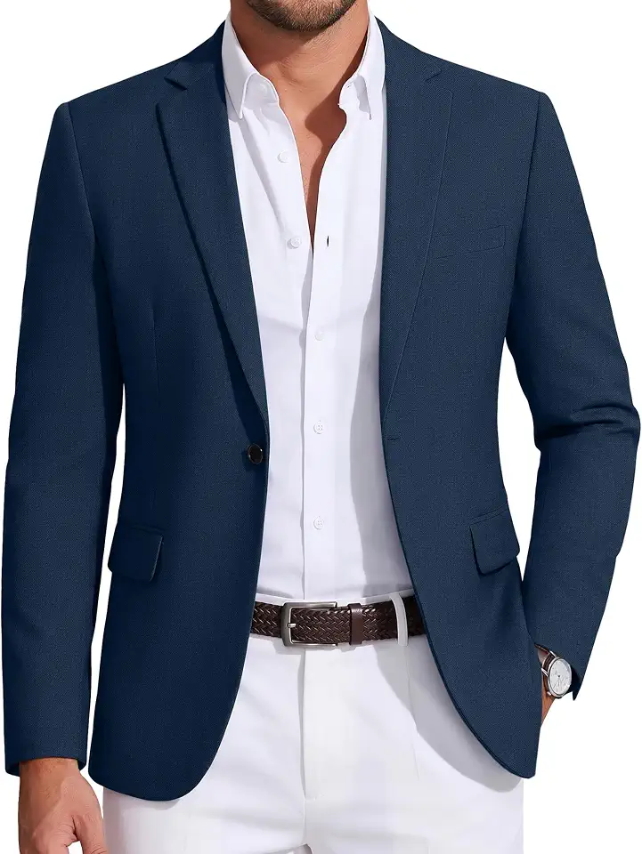 COOFANDY Mens Sport Coat Casual Blazer One Button Business Suit Jacket