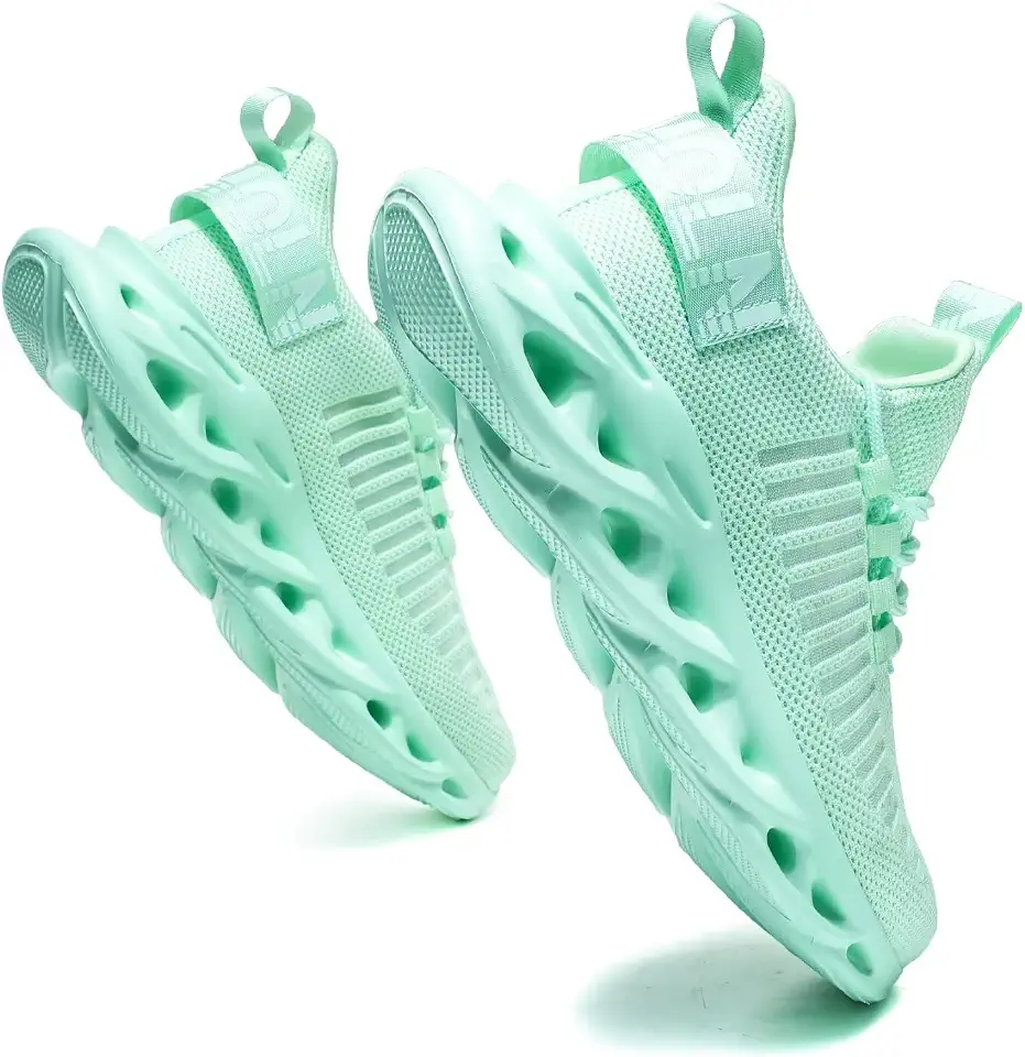 GSLMOLN Men's Slip on Breathable Walking Shoes Ultra Lightweight Casual Sport Gym Fashion Sneakers