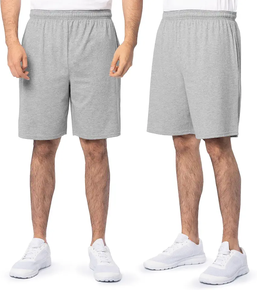 OEKO-TEX STANDARD 100 Fruit of the Loom Men's Eversoft Cotton Shorts with Pockets (S-4XL)