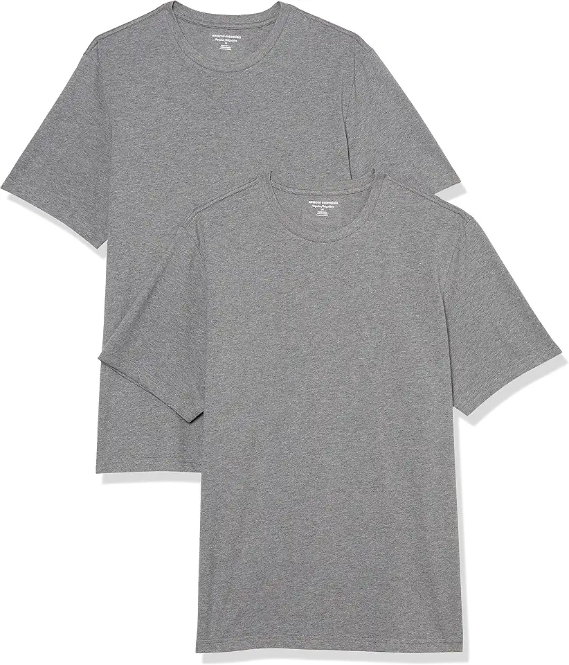 Amazon Essentials Men's Slim-Fit Crewneck Short Sleeve Cotton T-Shirts