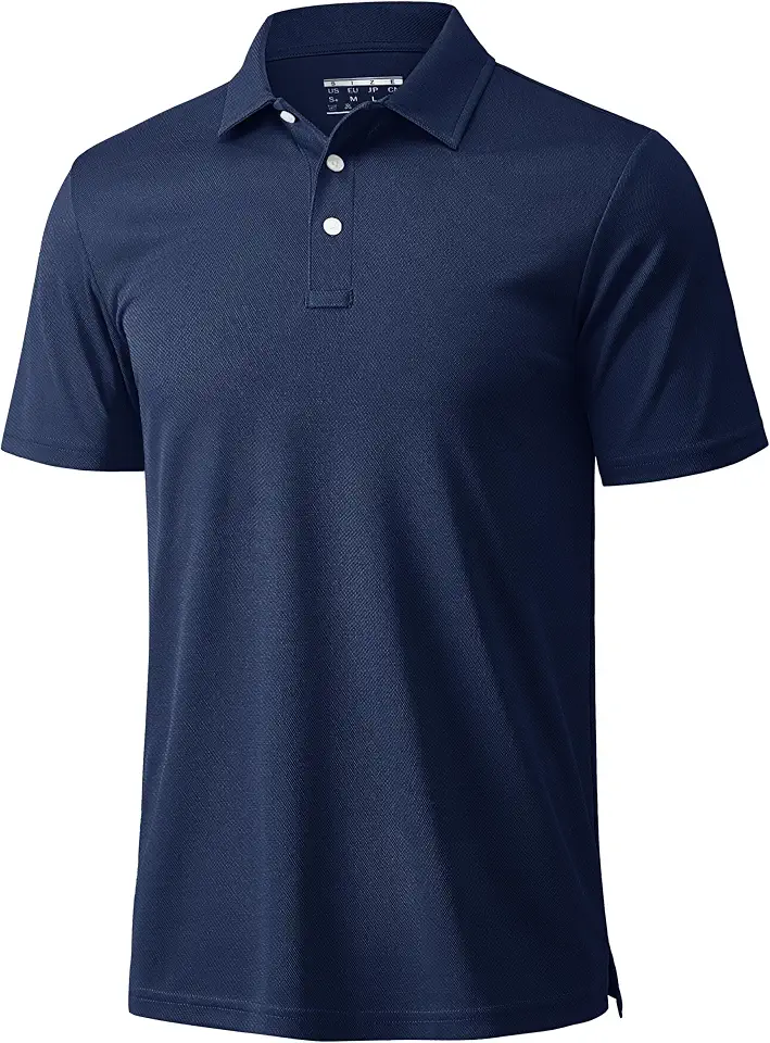 Men's Navy Blue Performance Polo Shirt