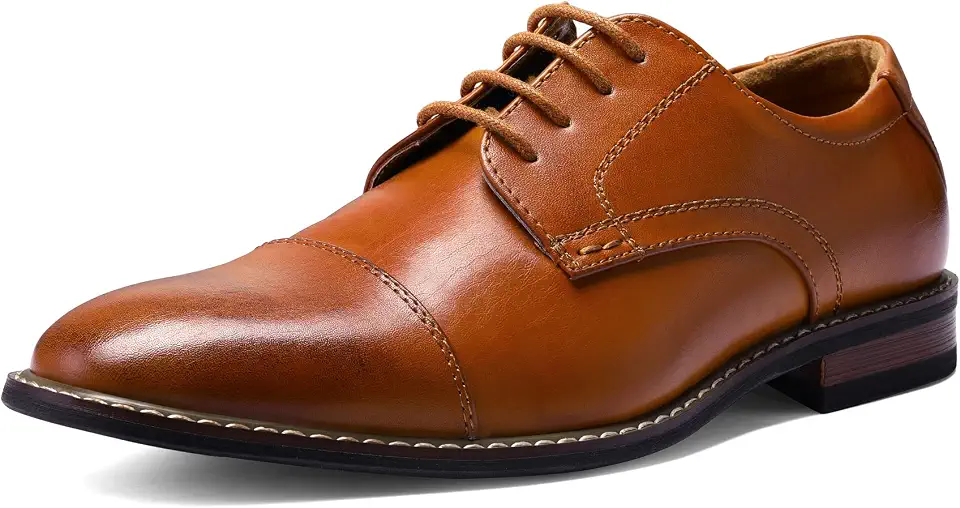 Mens Dress Shoes Wingtip Formal Oxford Shoes for Business Wedding