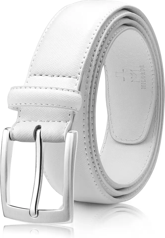 Men's Genuine Leather Dress Belt for Work Business and Casual | Handmade, 100% Cow Leather, Fashion & Classic Designs, Multi-Occasion, Gift-Boxed