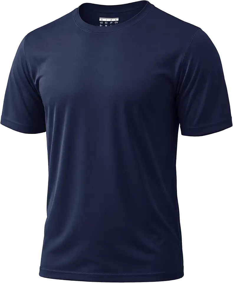 Men's Navy Blue Crochet Short Sleeve Shirt