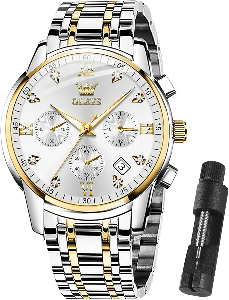 Men's Stainless Steel Luxury Sports Watch
