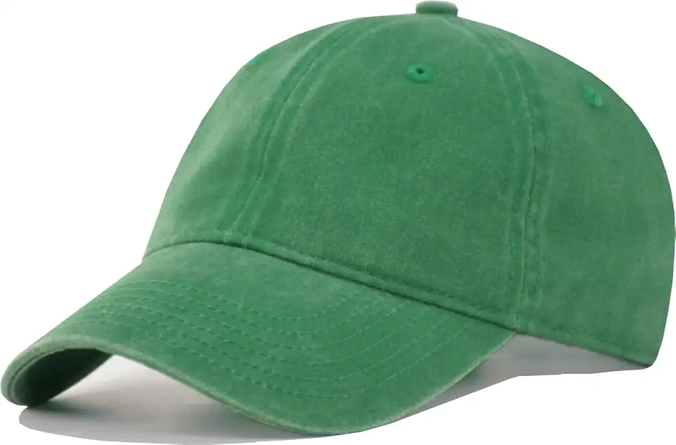 TSSGBL Vintage Cotton Washed Baseball Cap S to XXL Unstructured Low Profile Adjustable Distressed Dad Hat for Men Women