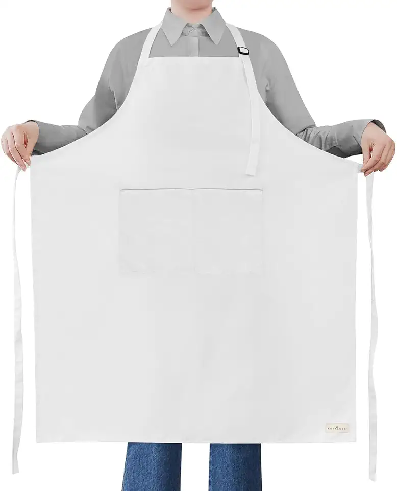 Men's Charcoal Grey Linen Chef Apron
