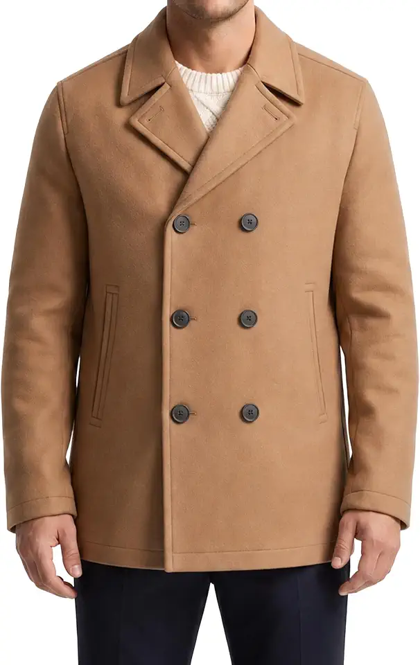 Nautica Men's Wool Blend Peacoat