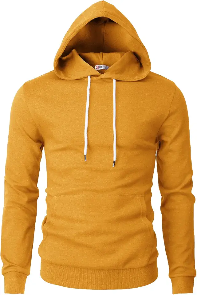 Men's Mustard Yellow Pullover Hoodie
