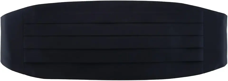Trafalgar Men's Sutton Solid Color Silk Cummerbund
