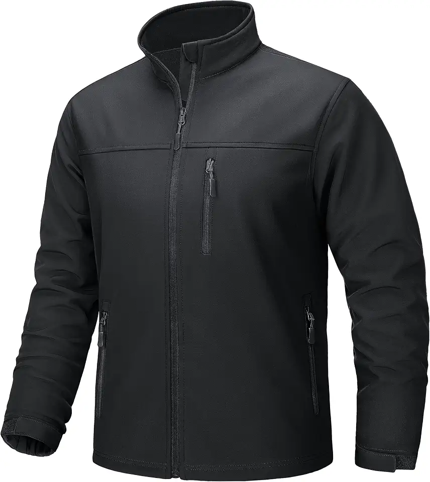 Men's Black Military Field Jacket