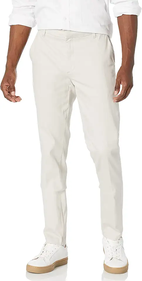 Men's Stone Beige Slim Chino Pants