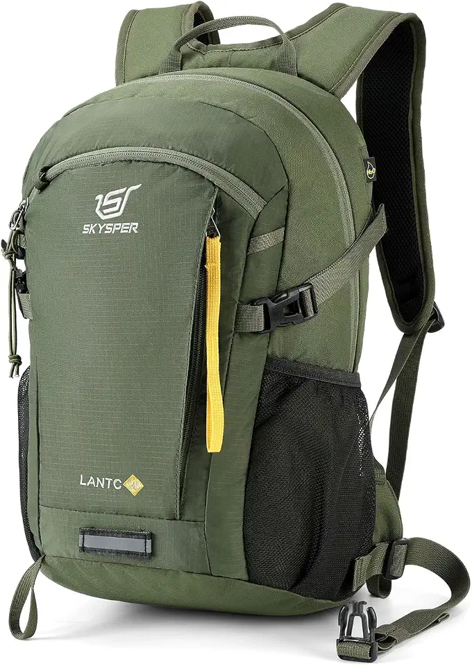 Global Recycled Standard SKYSPER Small Hiking Backpack, 20L Lightweight Travel Backpacks Hiking Daypack for Women Men