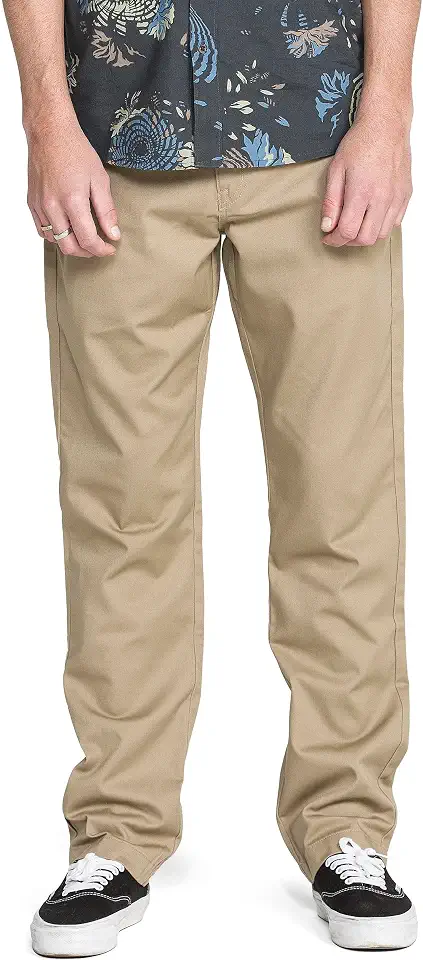 Volcom Men's V Monty Chino Pants– Casual Pants for Everyday Wear, Relaxed Fit, Durable Fabric