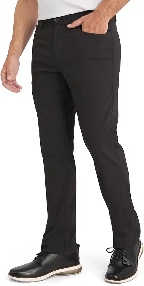 Weatherproof Vintage Casual Hiking Pants for Men - Lightweight Stretch Travel Mens Work Pants with Utility Cargo Pocket