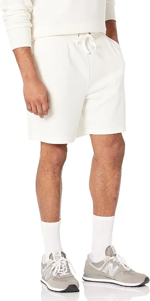 Amazon Essentials Men's Lightweight French Terry Relaxed Fit Sweat Shorts with Drawstring