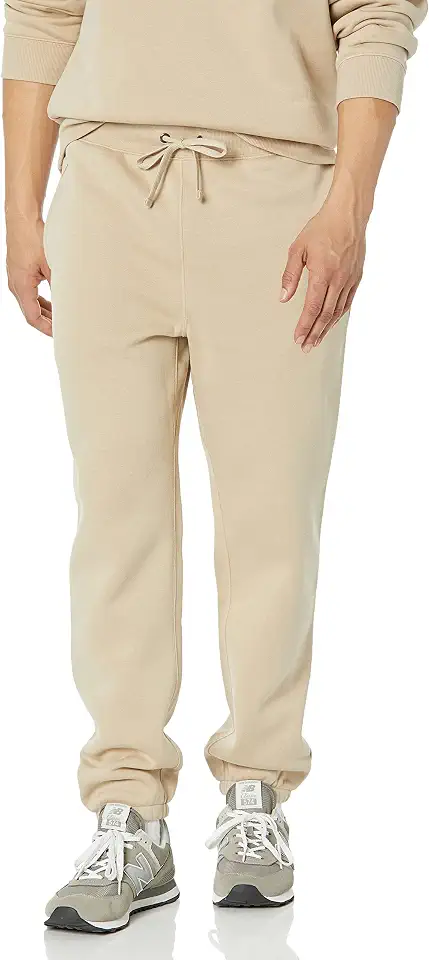 Amazon Essentials Men's Relaxed-Fit Sweatpants with Drawstring Waist, Closed-Bottom