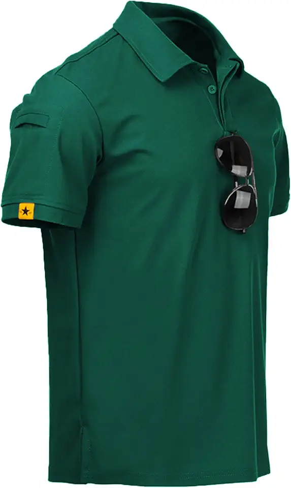 ZITY Mens Polo Shirt Short Sleeve Moisture Wicking Athletic Golf Polos