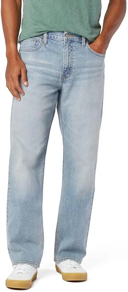 Men's Loose Fit Jean Pants Levi Strauss Signature Gold