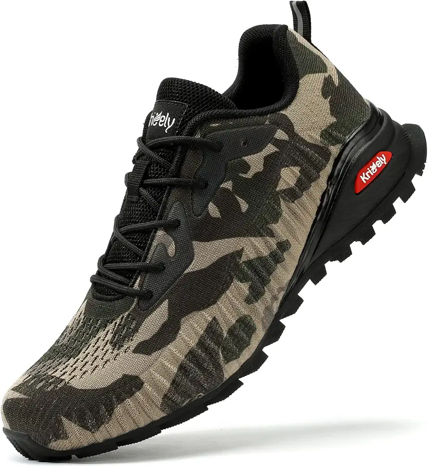 Recycled Claim Standard 100 ikunka Men's Fashion Sneakers Lightweight Breathable Walking Shoes Tennis Cross Training Shoe Non Slip Trail Running Shoes