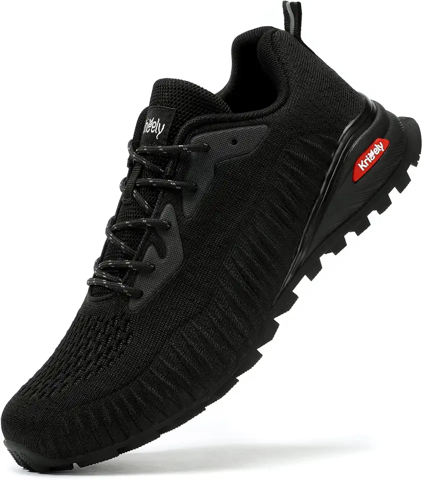 Recycled Claim Standard 100 ikunka Men's Fashion Sneakers Lightweight Breathable Walking Shoes Tennis Cross Training Shoe Non Slip Trail Running Shoes
