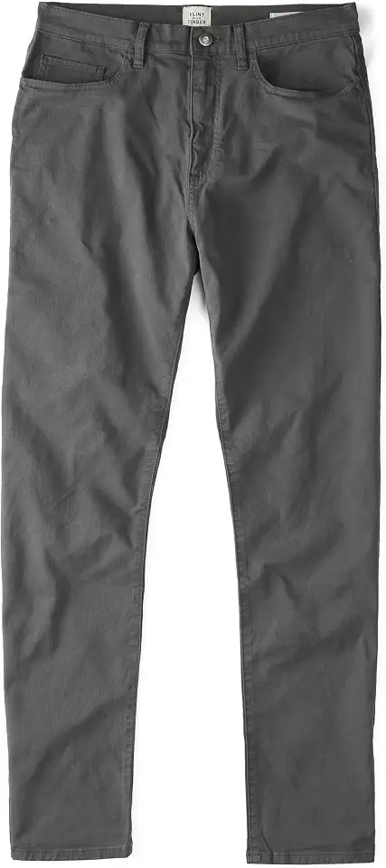 Huckberry Flint and Tinder Men's 365 Pant, Stretch Comfort, 5-Pocket Mens Pant