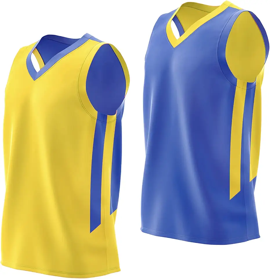 1 Piece Men's Reversible Custom Basketball Jerseys