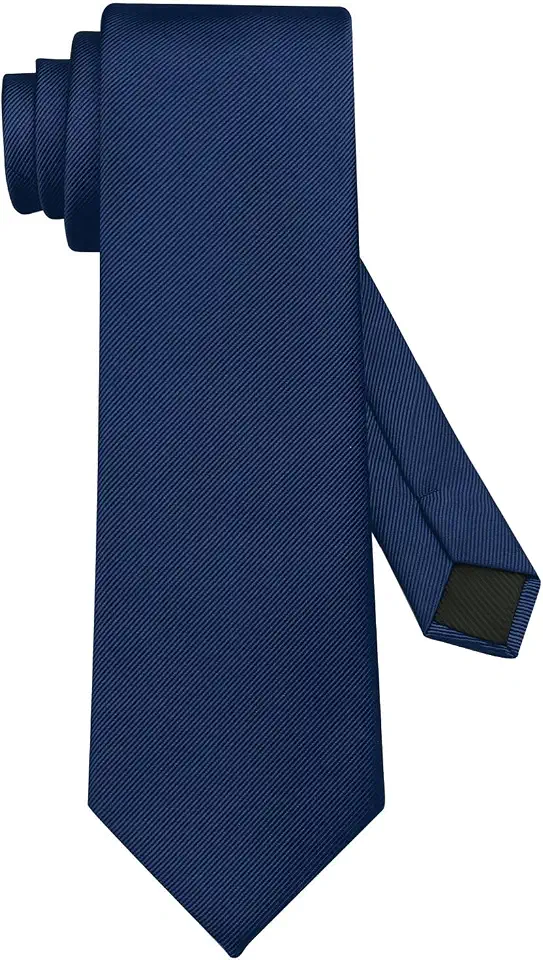 Men's Navy Blue Knit Tie