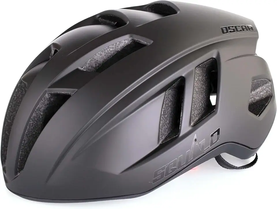 SQUALO Oscar Aerodynamic Bike Helmet, Lightweight 250g Road Cycling & Triathlon Helmet for Men Women, Wind Tunnel Tested with CFD Optimization, Adjustable Dial & 22 Vents for Speed & Cooling