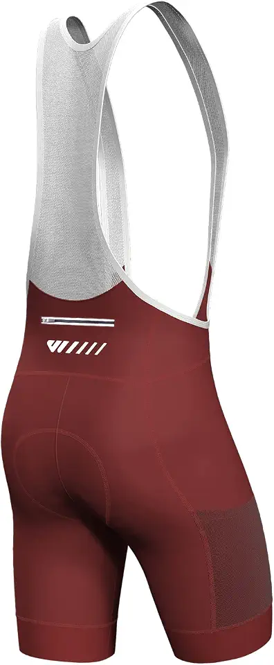 Lo.gas Cycling Bib Shorts Men Cycling Shorts with Shoulder Straps Bike Biking with Pockets 4D Padding Breathable Quick-Dry