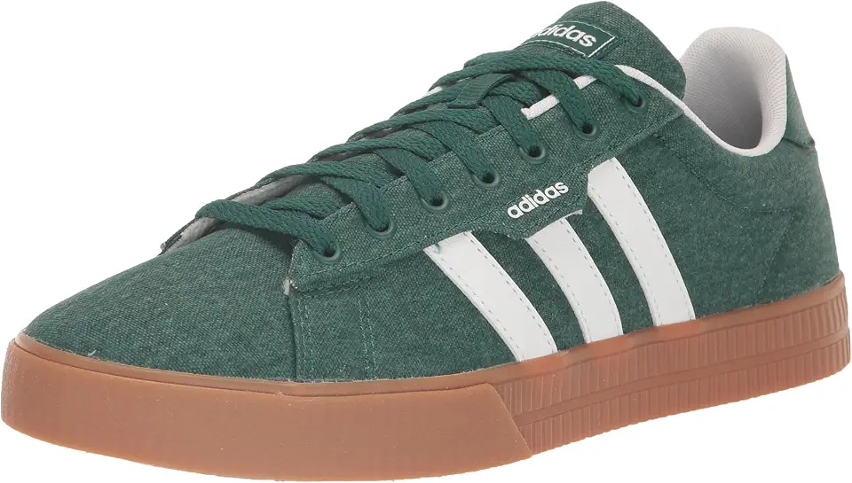 Men's Green Gum Sole Court Sneakers