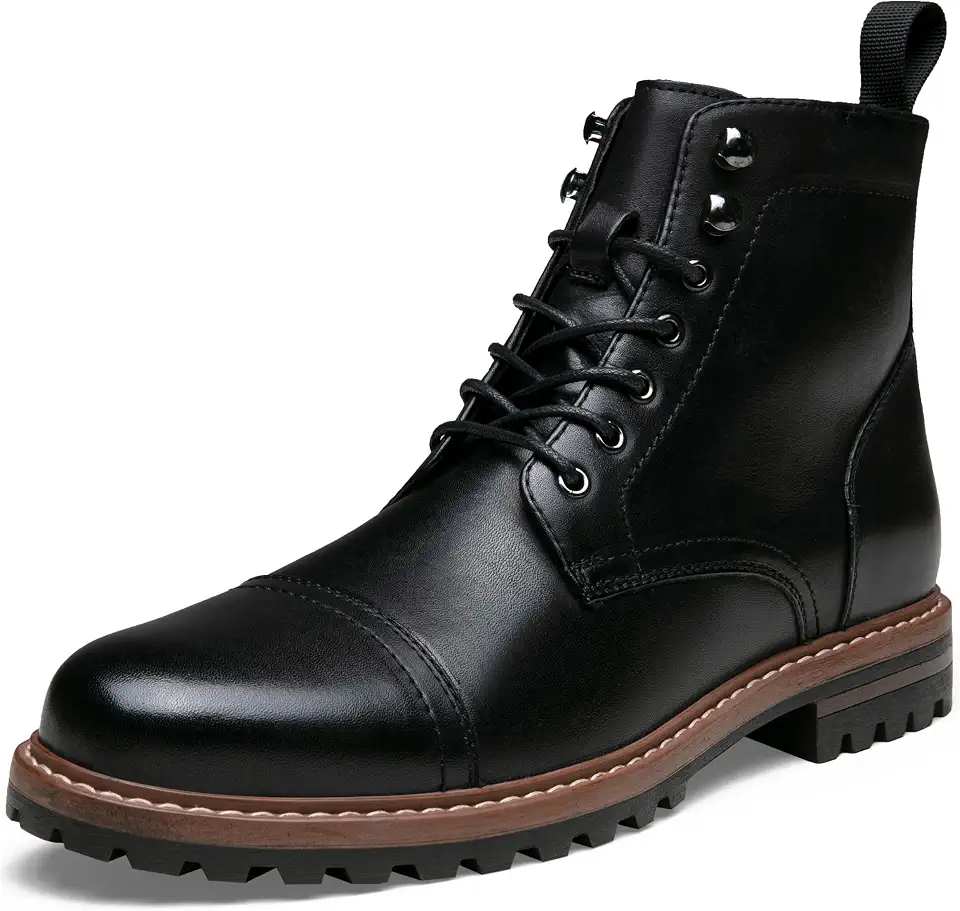 Jousen Mens Boots Leather Boots Dress Boots for Men