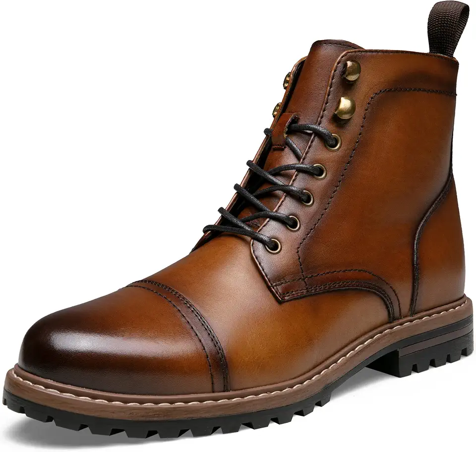Jousen Mens Boots Leather Boots Dress Boots for Men