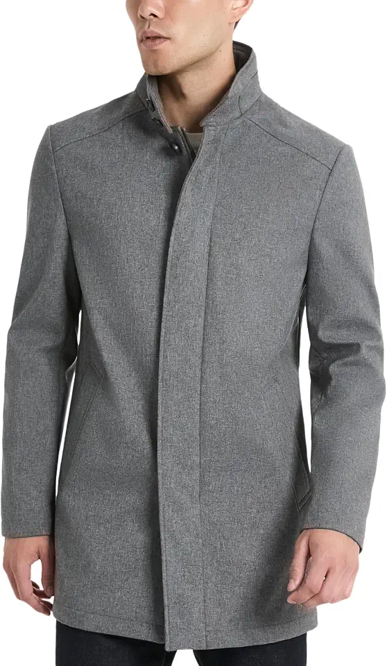 Van Heusen Men's Van Heusen Tedford Overcoat With Stand Collar
